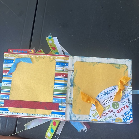 Happy birthday paper bag premade scrapbook brand new just made - Picture 6 of 9